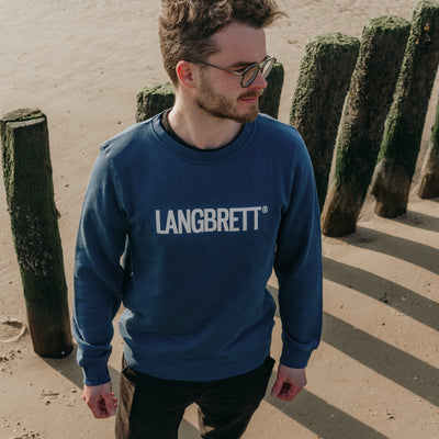 bio-baumwoll logo sweater - LANGBRETT