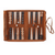 reisespiel backgammon deluxe | cognac - LANGBRETT